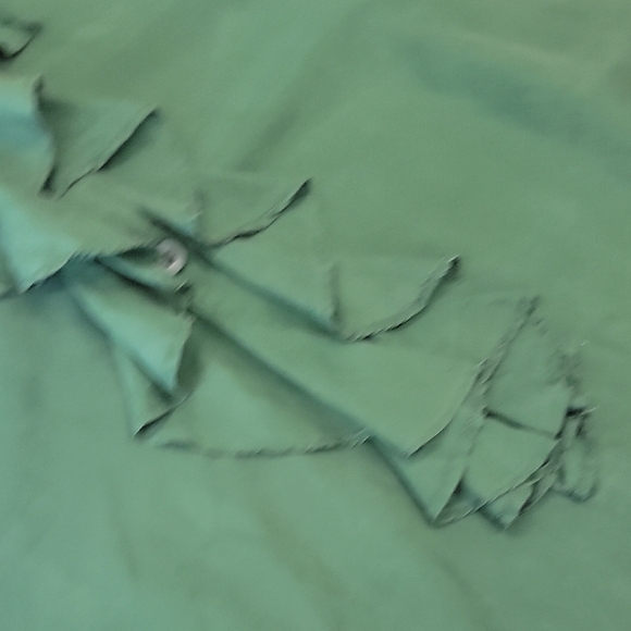 VTG Silk Ruffle Blouse - Picture 12 of 13